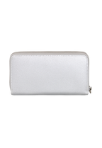 Billetera mujer Bessie plateada Kenneth Cole
