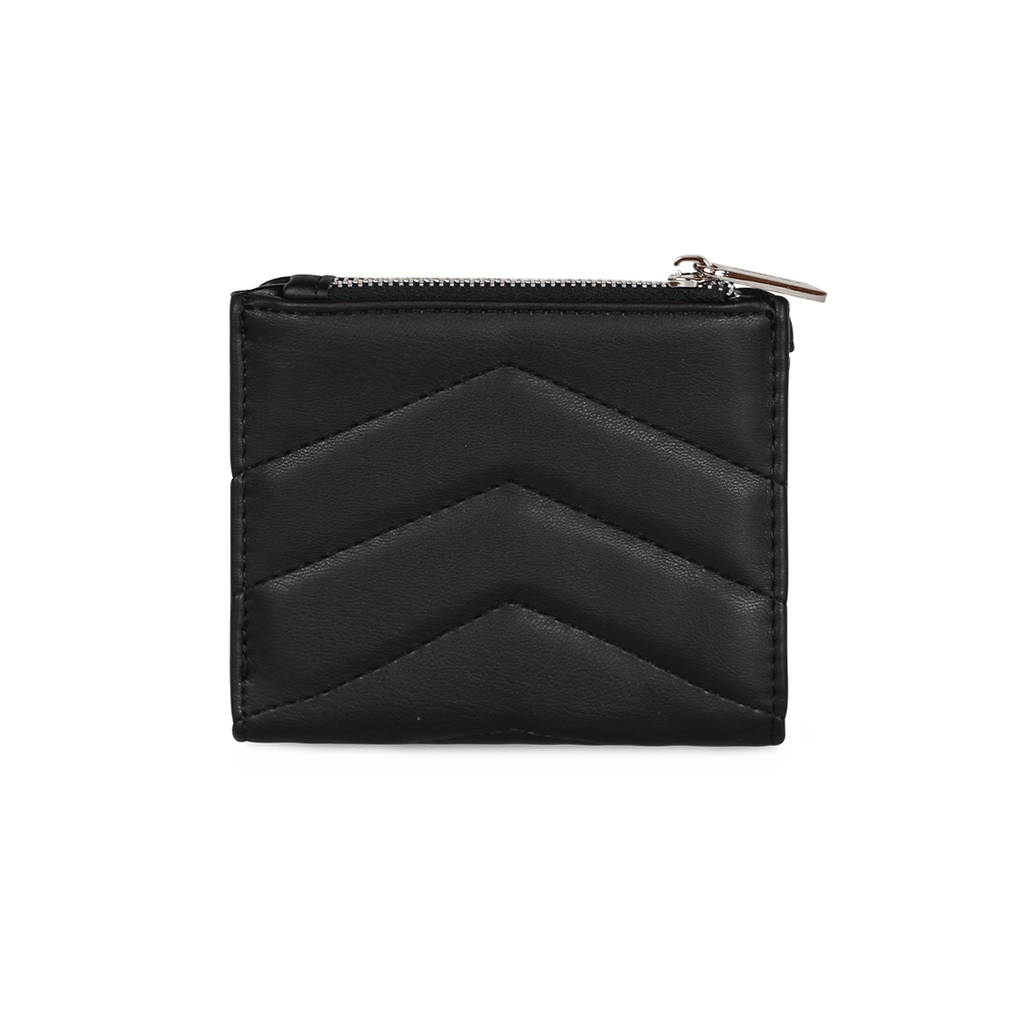 Cartera acolchada Peyton + billetera negro