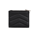 Cartera acolchada Peyton + billetera negro