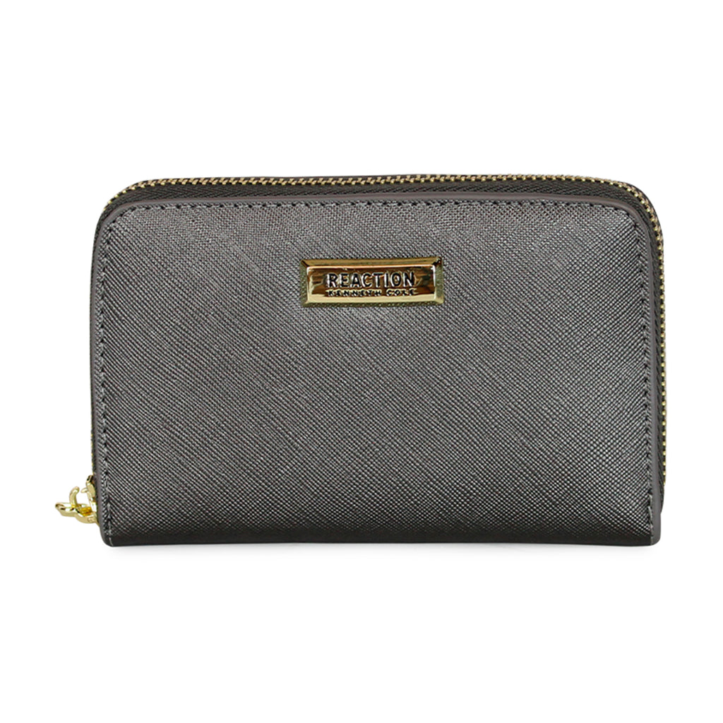 Cartera Tempo + Billetera Trifold gris