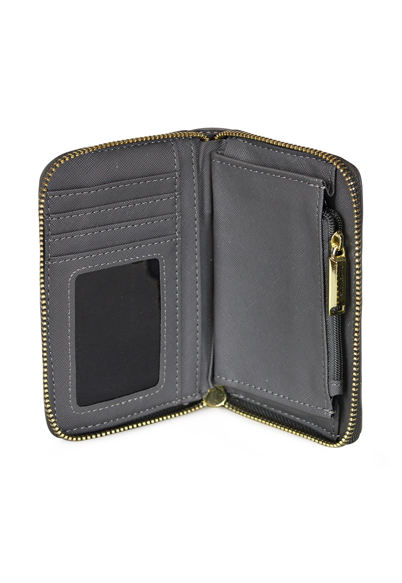 Billetera Trifold gris