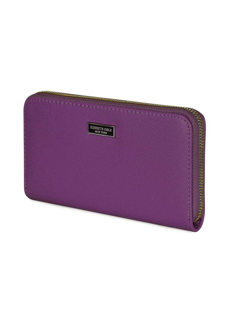 Billetera mujer Bessie morada Kenneth Cole