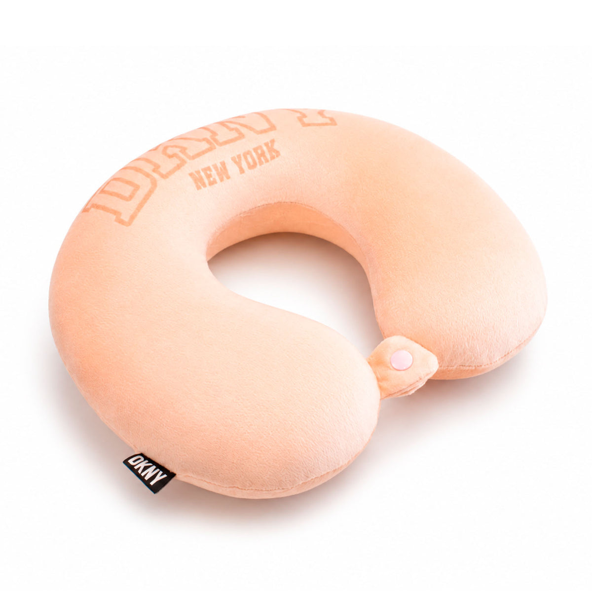 Almohada de Viaje Memory Foam VARSITY DONNA KARAN rosada