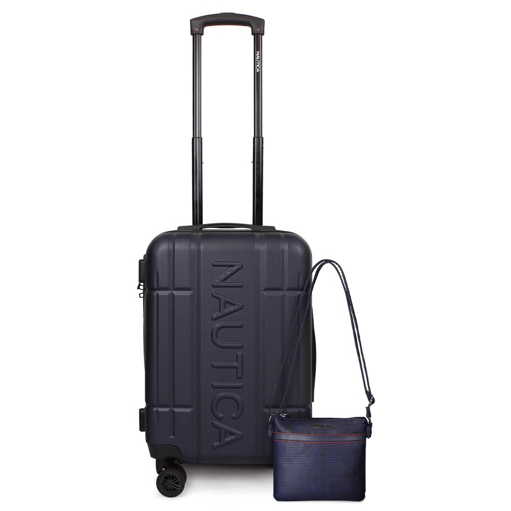 Pack Nautica Maleta cabina Amsterdam + Crossbody Leeway azul