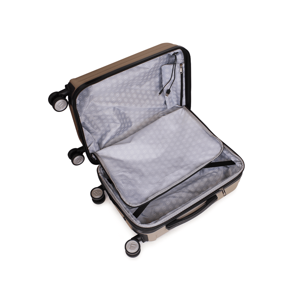 Pack Maleta cabina Flip 10kg + Mochila Fila Bolonia café