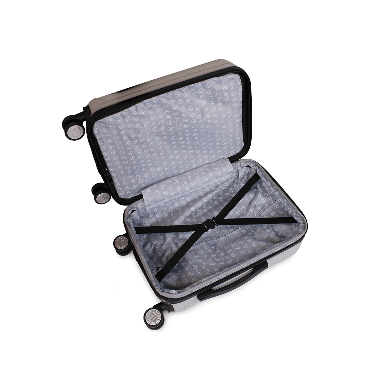 Pack Maleta cabina con usb Flip 10kg + Neceser Spark Fila gris