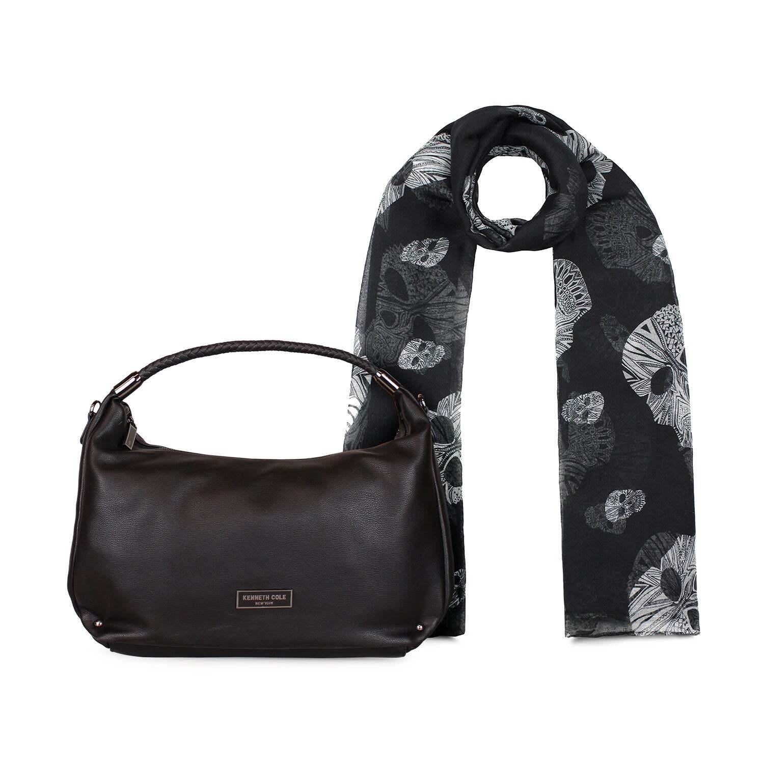 Pack Cartera Minime + Pañuelo Omani negro
