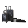 Pack 2 Maleta S+L Soho negra + Almohada + 6 organizadores de viaje DKNY