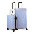 Pack 2 Maletas DKNY Beveled S+L Celeste + Almohada de Viaje Memory Foam