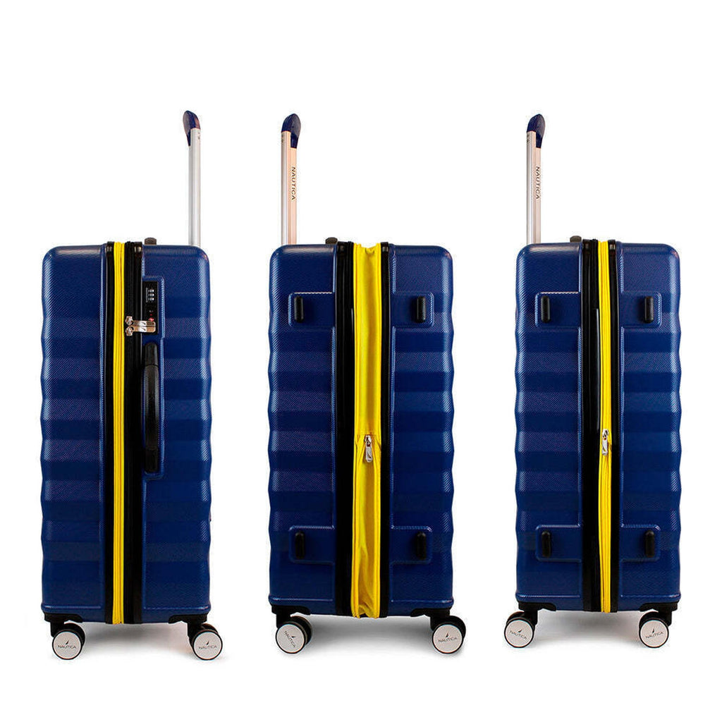 Set 3 maletas S+M+L Polonia azul