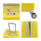 Set 3 maletas S+M+L Summer amarillo