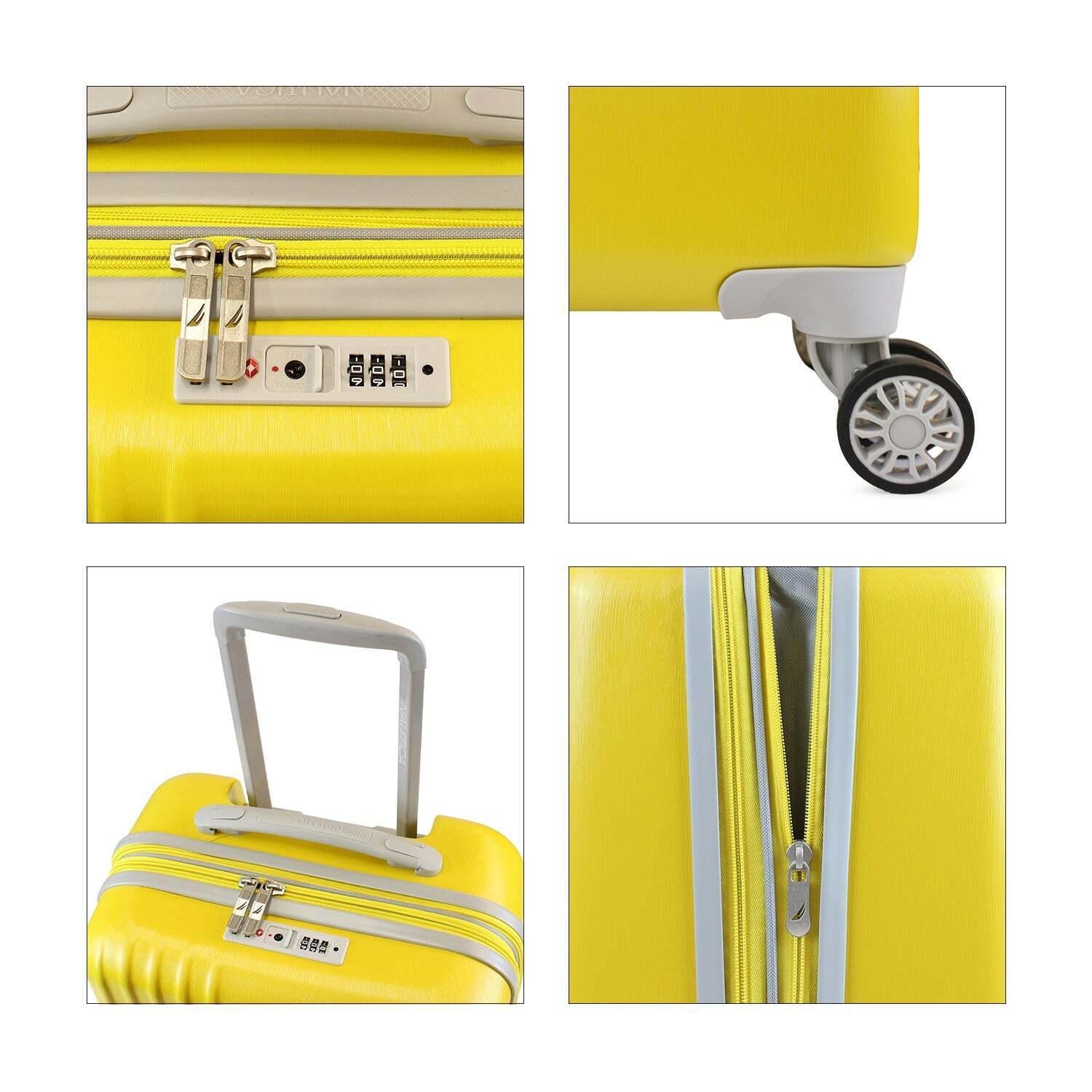 Set 3 maletas S+M+L Summer amarillo