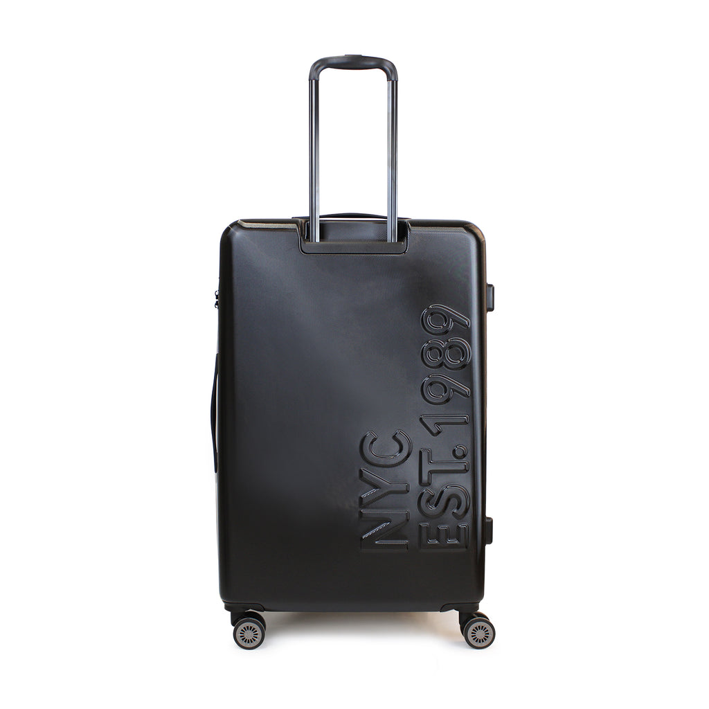 Pack 2 Maleta S+L Soho negra + Almohada de Viaje Varisty fucsia DKNY