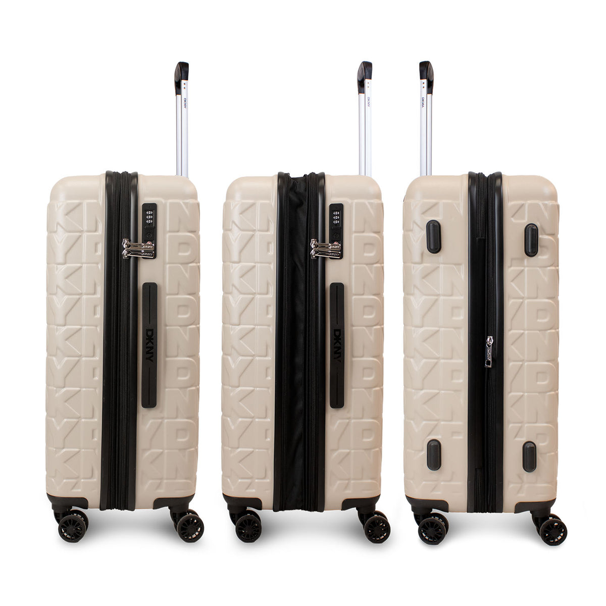 Pack Maleta Grande Meghan beige + Set Organizadores de Viaje DKNY