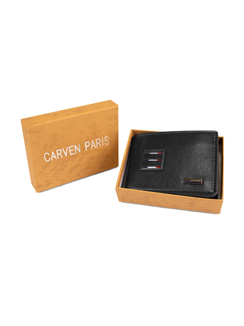 Billetera hombre Tommy negra Carven Paris