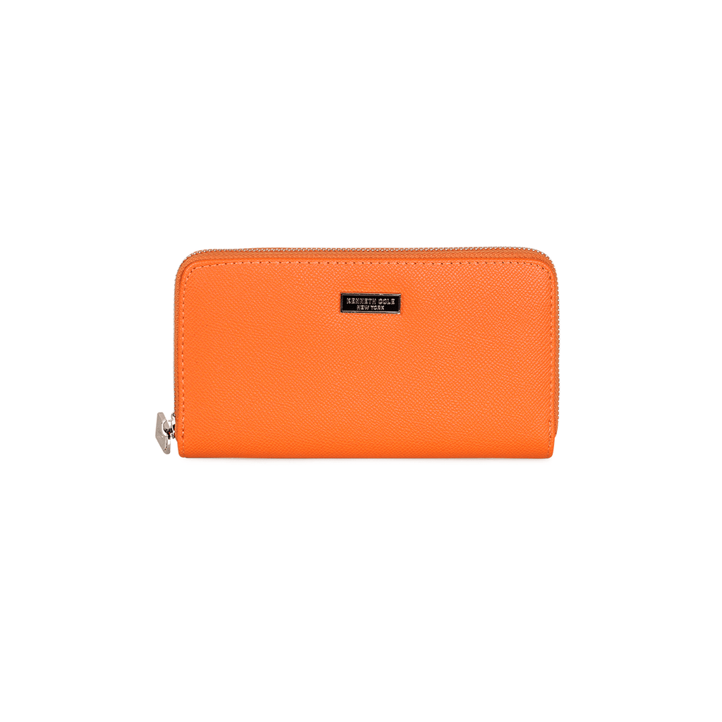 Pack Billetera Flap-Bessie orange + Pañuelo Alcala naranja