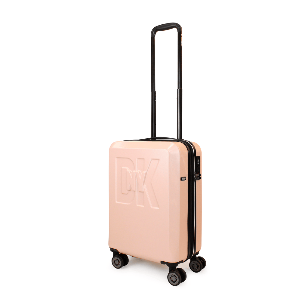 Maleta de cabina DKNY Luxe nude rosado