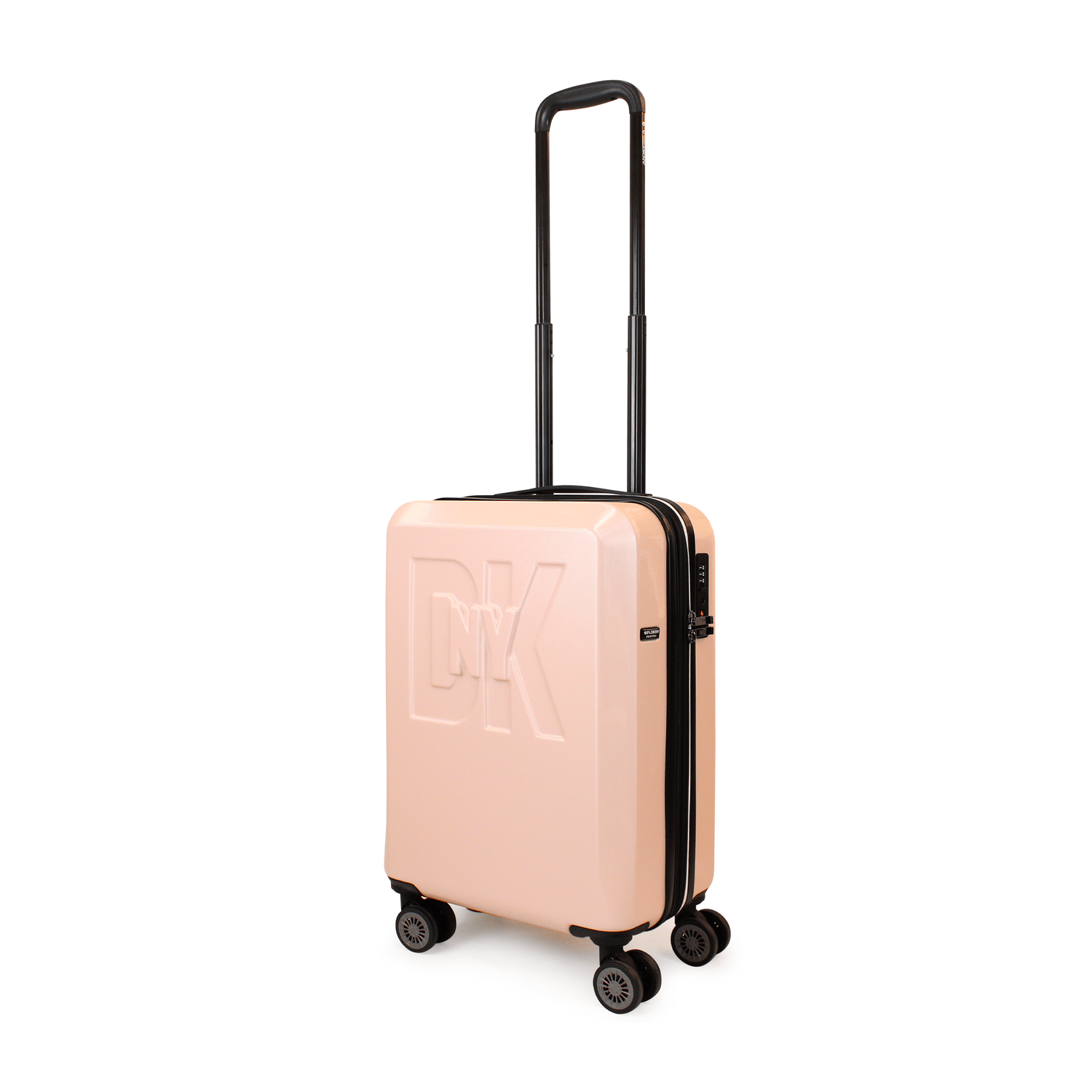 Maleta de cabina DKNY Luxe nude rosado