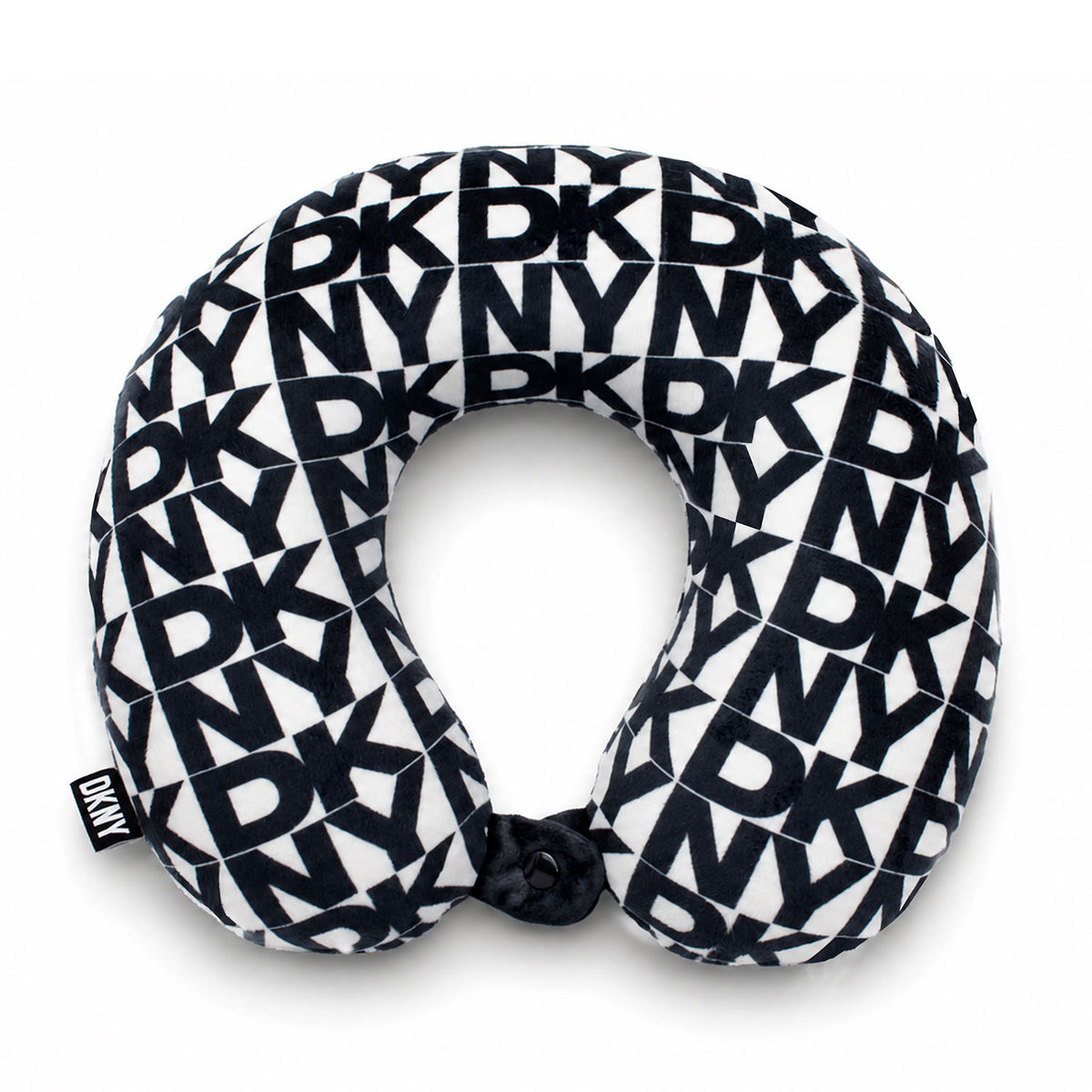 Almohada de Viaje Memory Foam DONNA KARAN letras negras