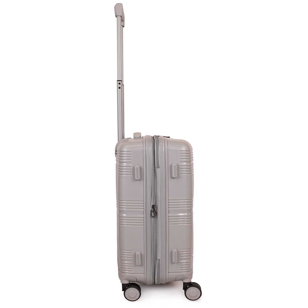 Pack Maleta cabina con usb Chic 10K + Estuche Spark silver gris