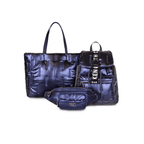 Pack Bolso + Mochila + Banano Pipertote Kenneth Cole azul