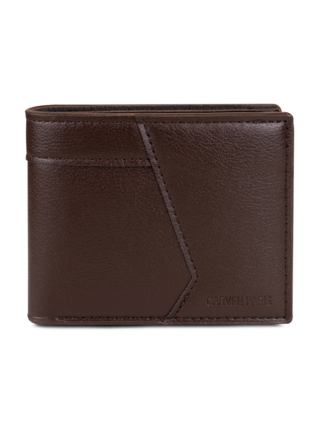 Billetera hombre Milan café oscuro Carven Paris