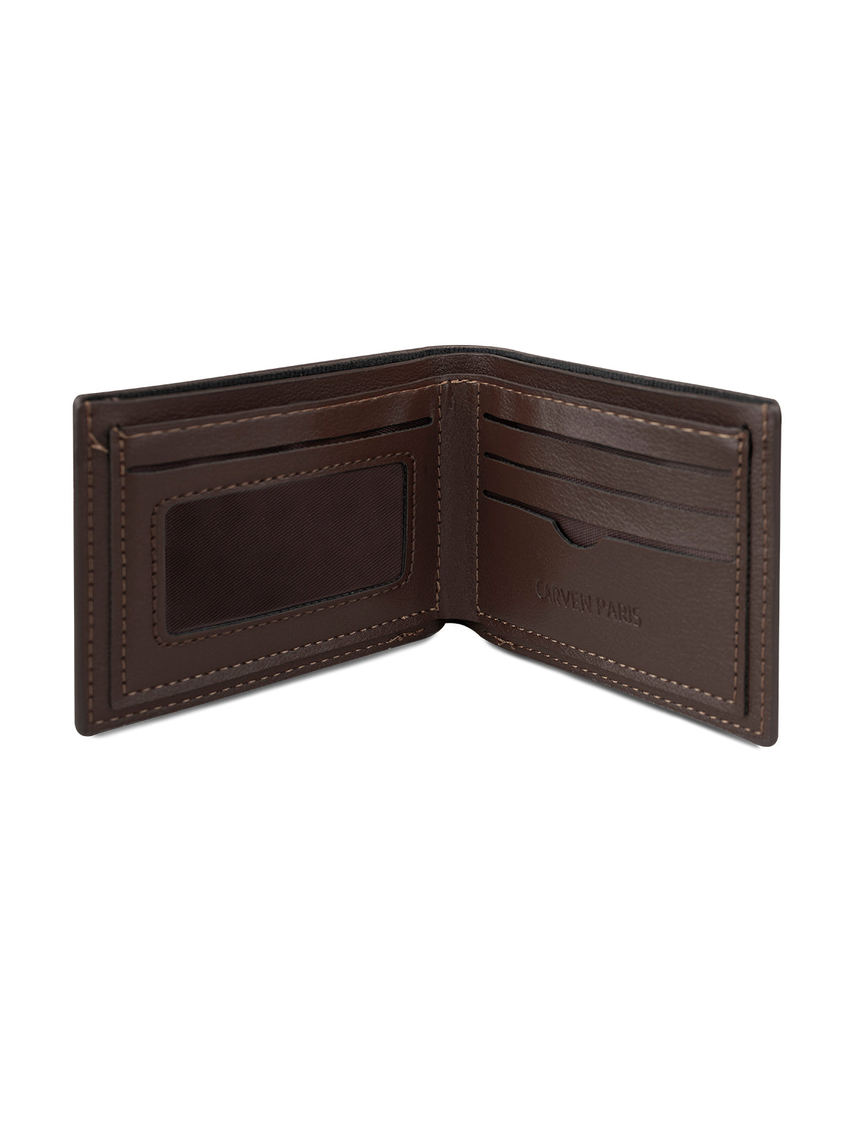 Billetera hombre Milan café oscuro Carven Paris