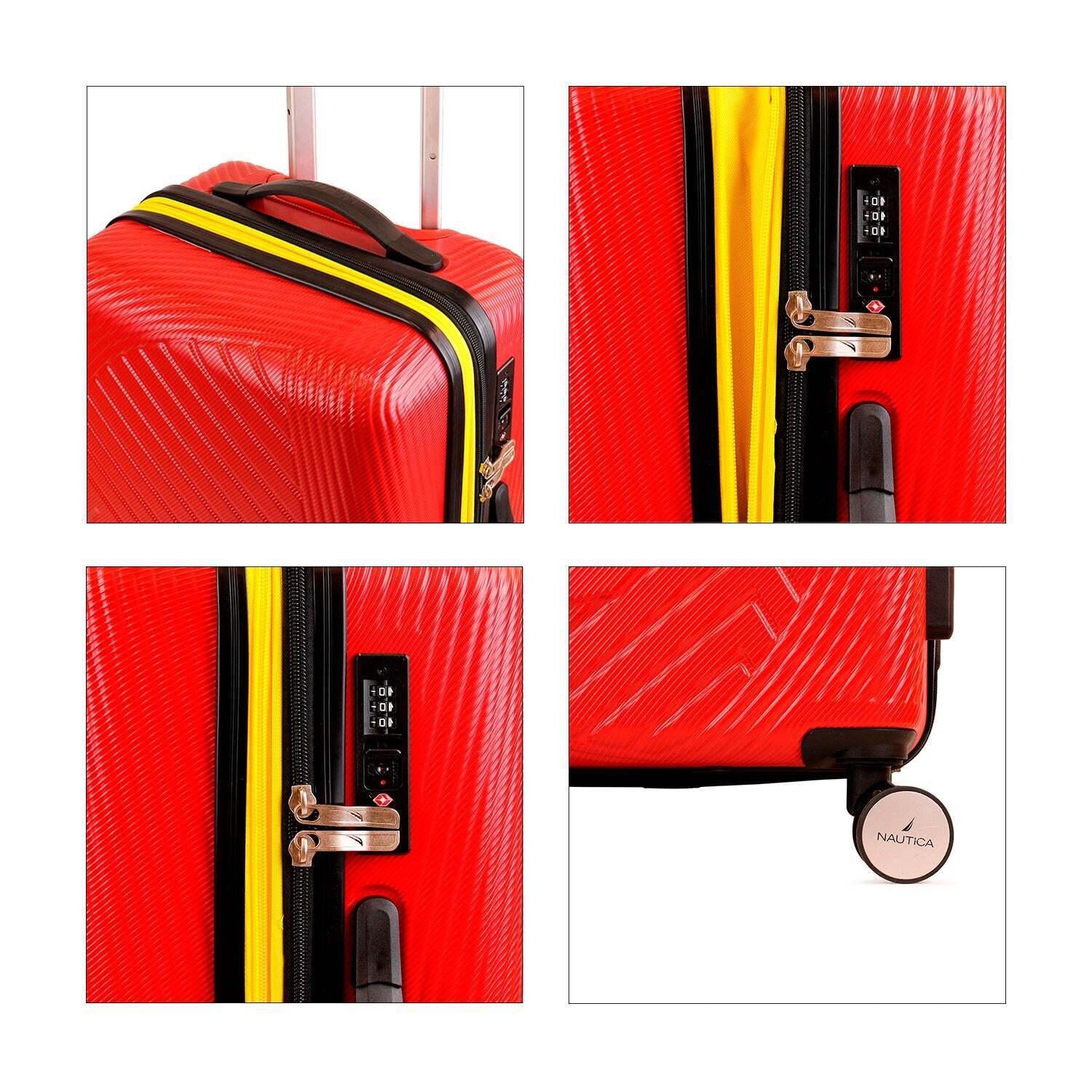 Pack 2 maletas S+L Bahamas rojo