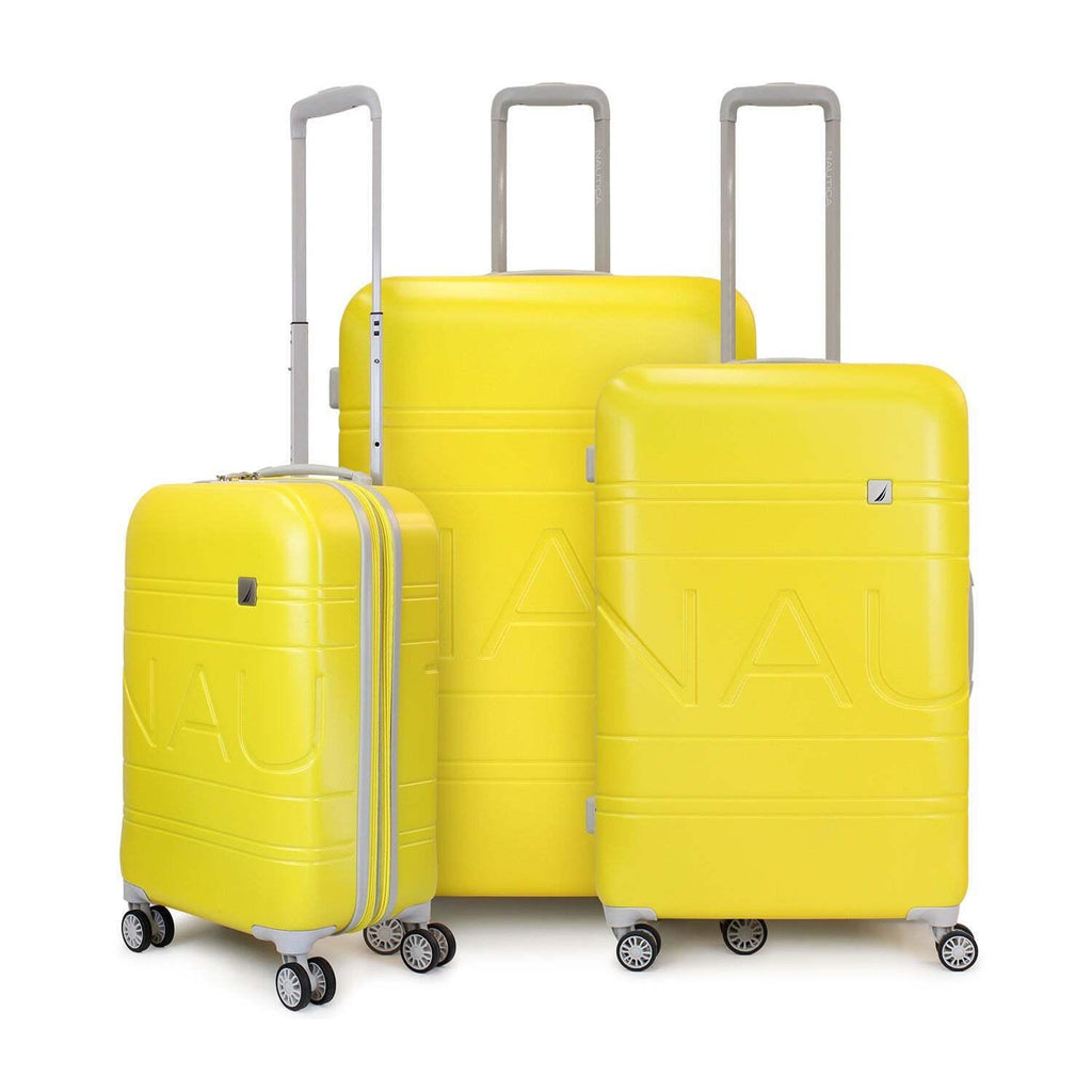 Set 3 maletas S+M+L Palermo amarillo