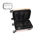 Pack 2 Maleta S+L Soho rosada + Almohada de Viaje DKNY