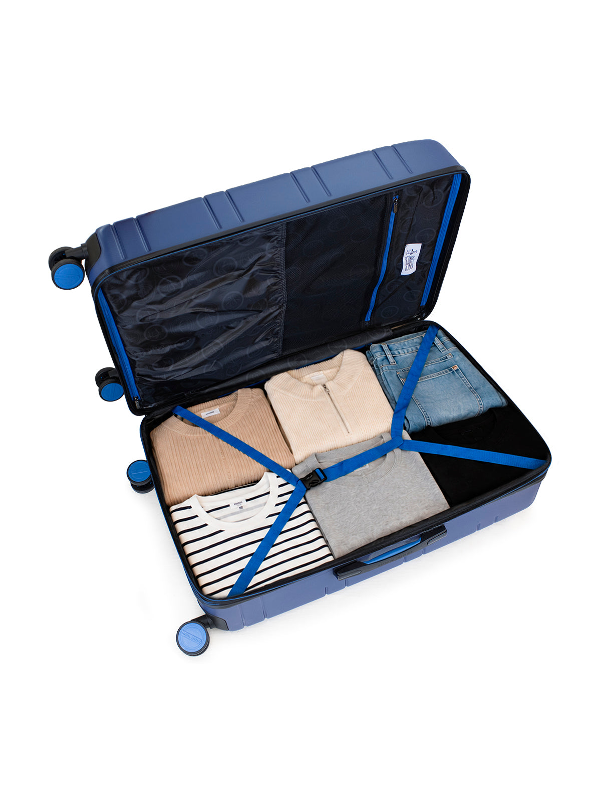 Pack 2 maletas M+L Milan azul