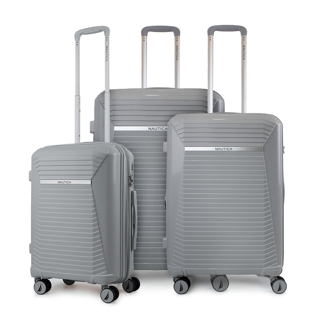 Set 3 maletas S+M+L Niza gris