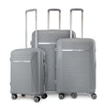 Set 3 maletas S+M+L Niza gris