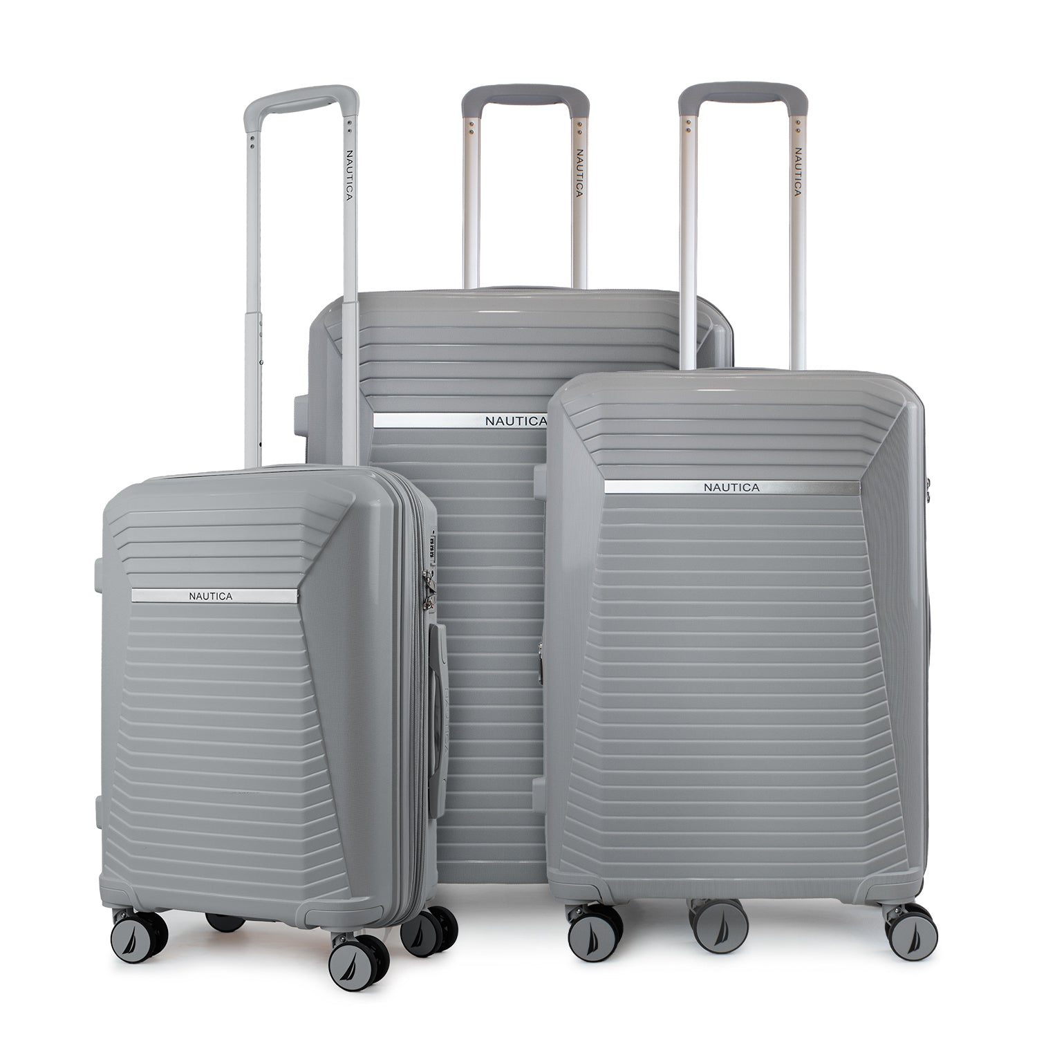 Set 3 maletas S+M+L Niza gris