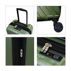 Pack 2 maletas S+M San Blas verde