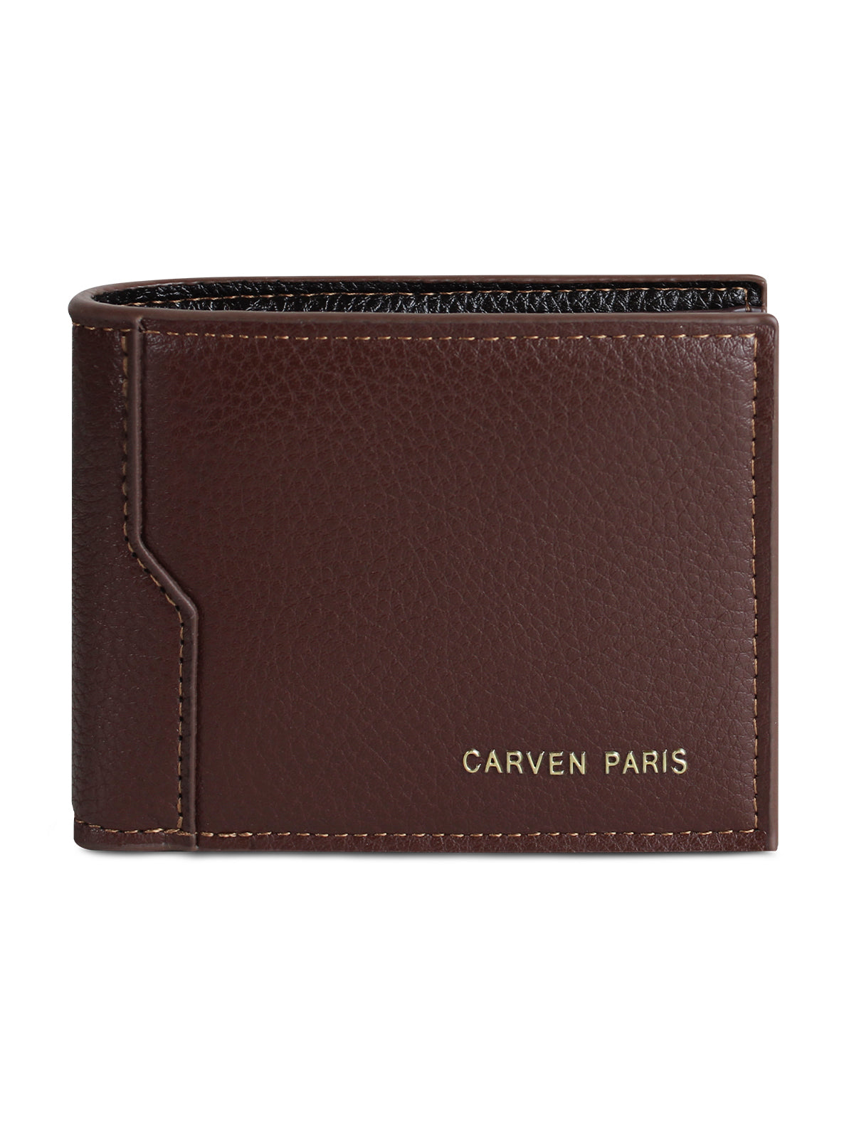 Billetera hombre Dante café con monedero Carven Paris