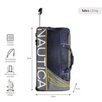 Set 3 Bolsos de Viaje con ruedas Mannar azul
