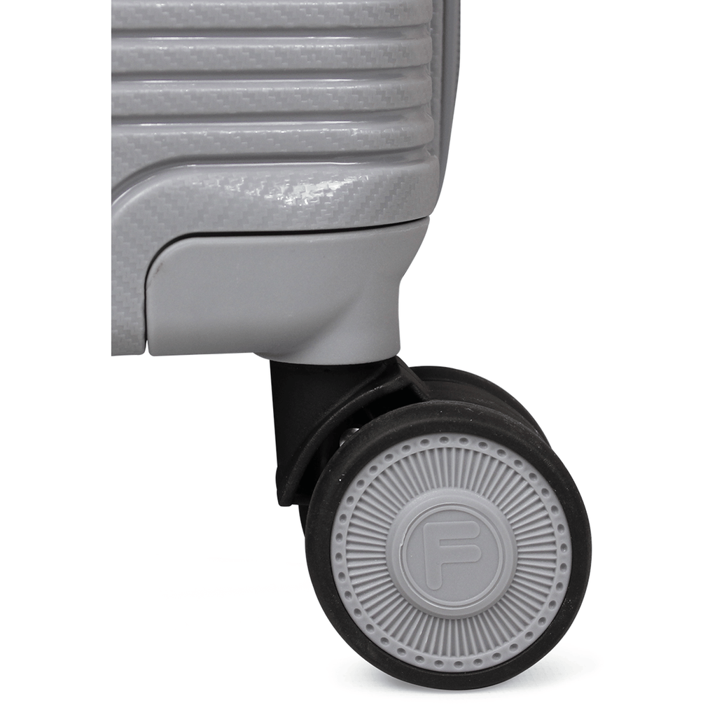 Pack Maleta cabina con usb Chic 10K + Estuche Spark silver gris