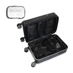 Pack 2 Maleta S+L Soho negra + Almohada + 6 organizadores de viaje DKNY