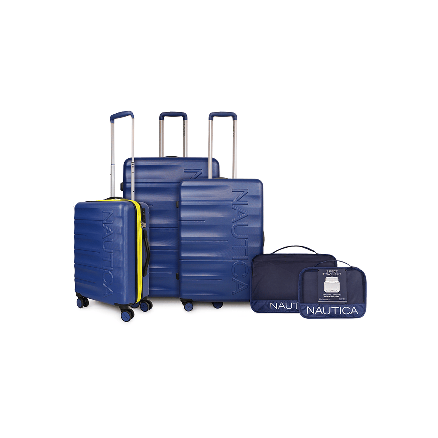 Pack 2 maletas S+M Ibiza azul