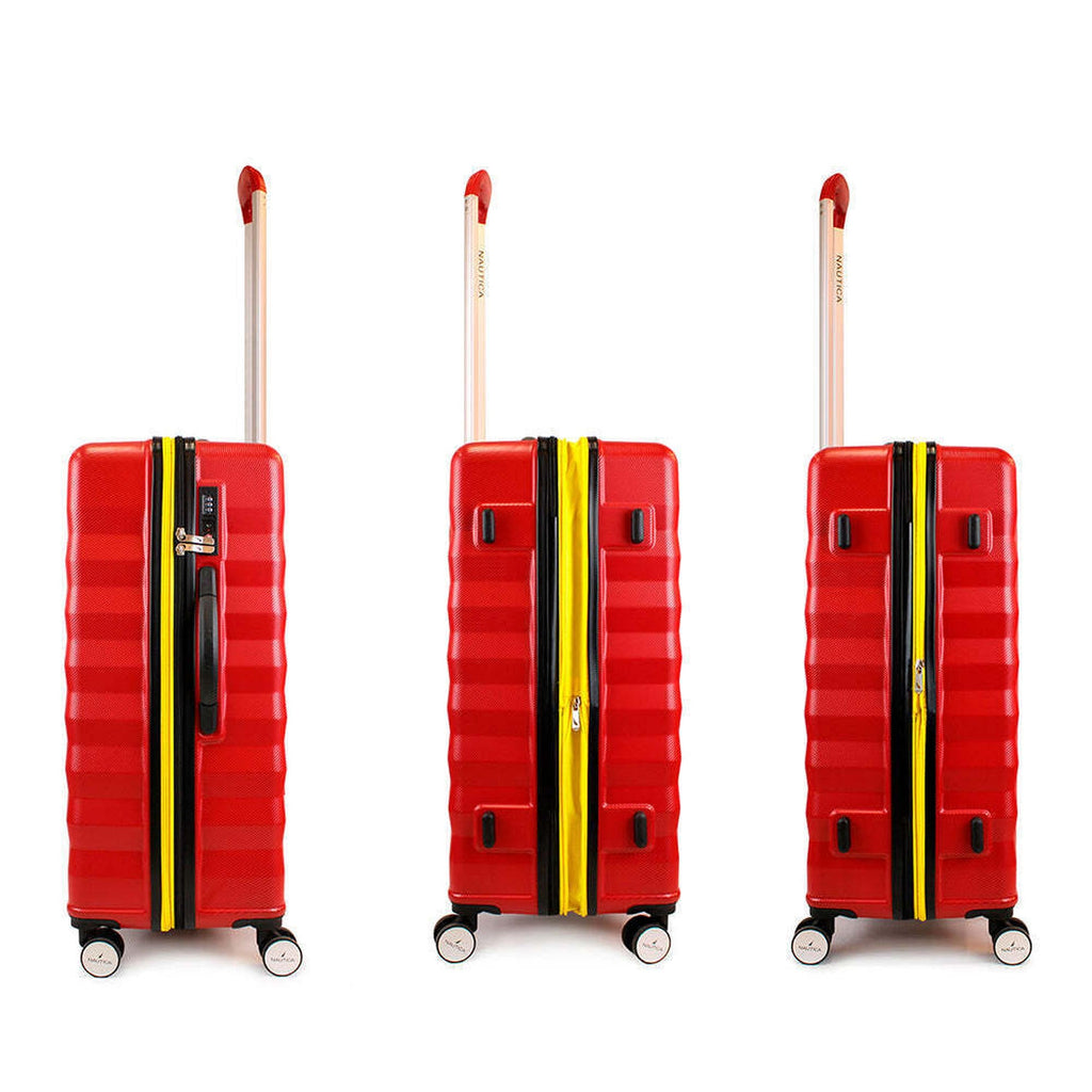 Pack 2 maletas S+M Polonia rojo