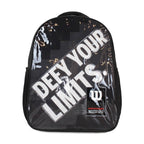 Pack Wilson 2 mochilas infantil Logan negra y azul