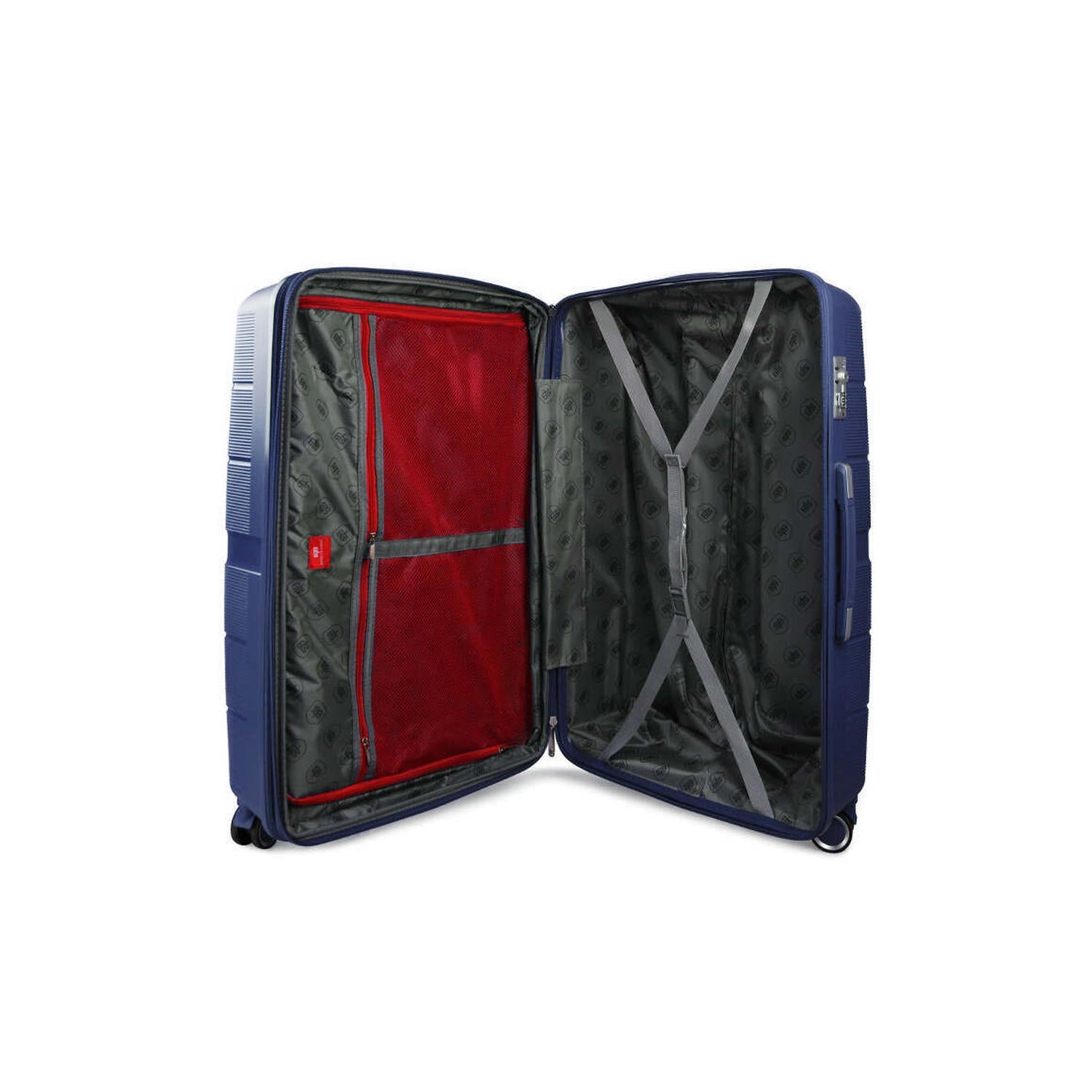 Maleta mediana Xpos + morral regalo azul