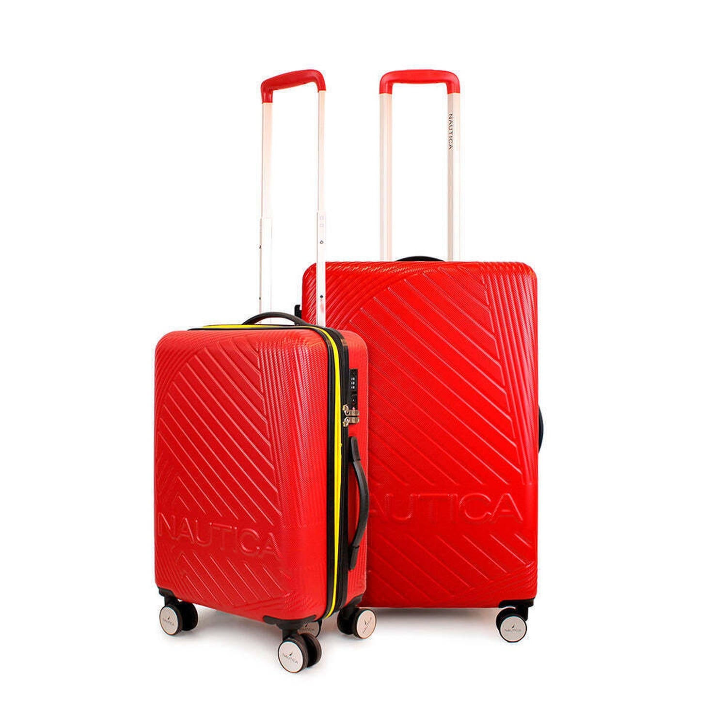 Pack 2 maletas S+M Bahamas rojo