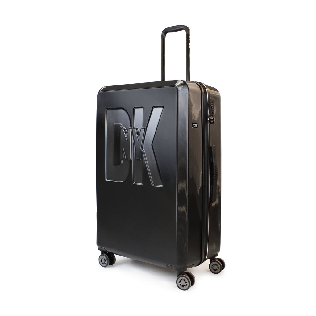 Pack 2 Maleta S+L Soho negra + Almohada de Viaje Varisty fucsia DKNY