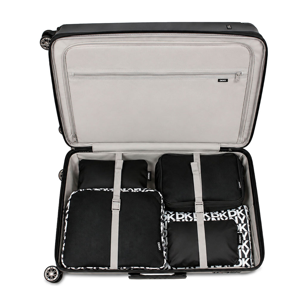 Set 6 Organizadores de Viaje Packing Cubes Metropolitan blanco DKNY