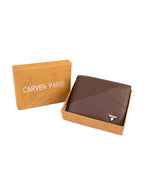Billetera hombre Enzo café con monedero Carven Paris