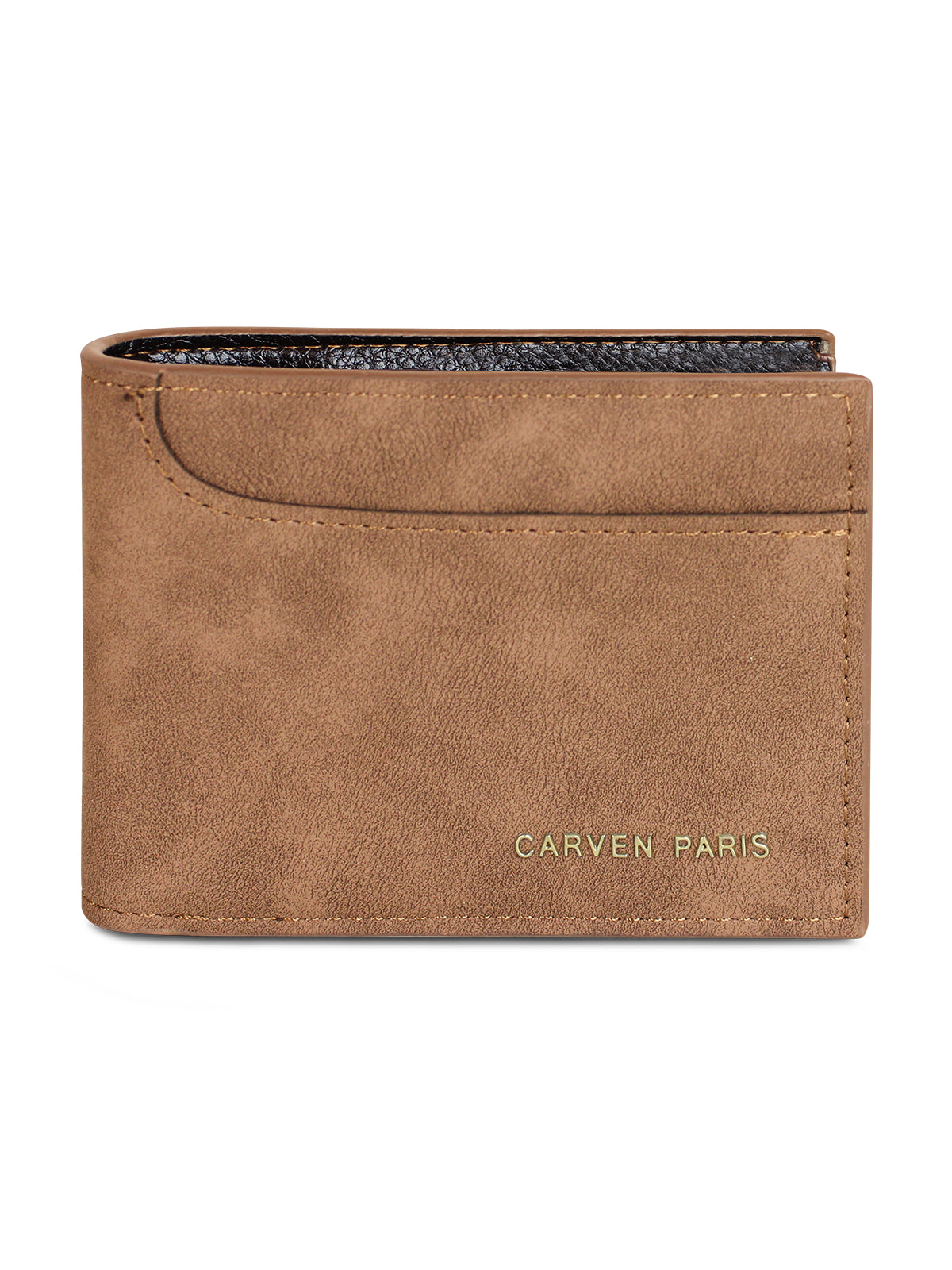Billetera hombre Jack café con monedero Carven Paris