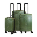 Set 3 maletas S+M+L San Blas verde