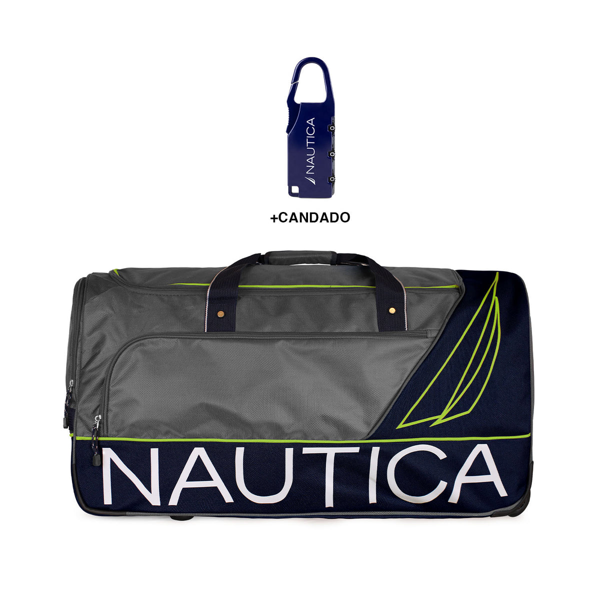 Bolso de Viaje con ruedas Mannar L gris